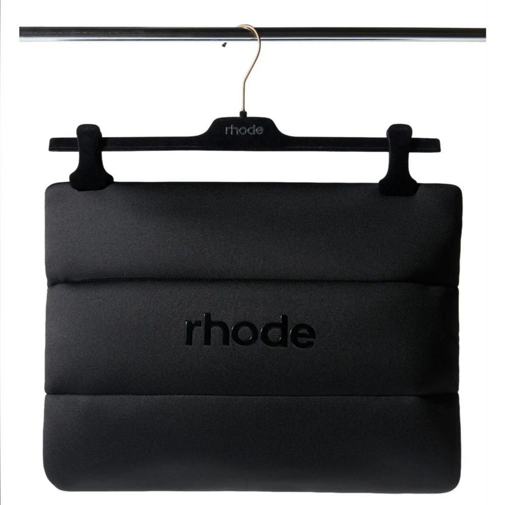 RHODE Elegant Black Quilted Bag